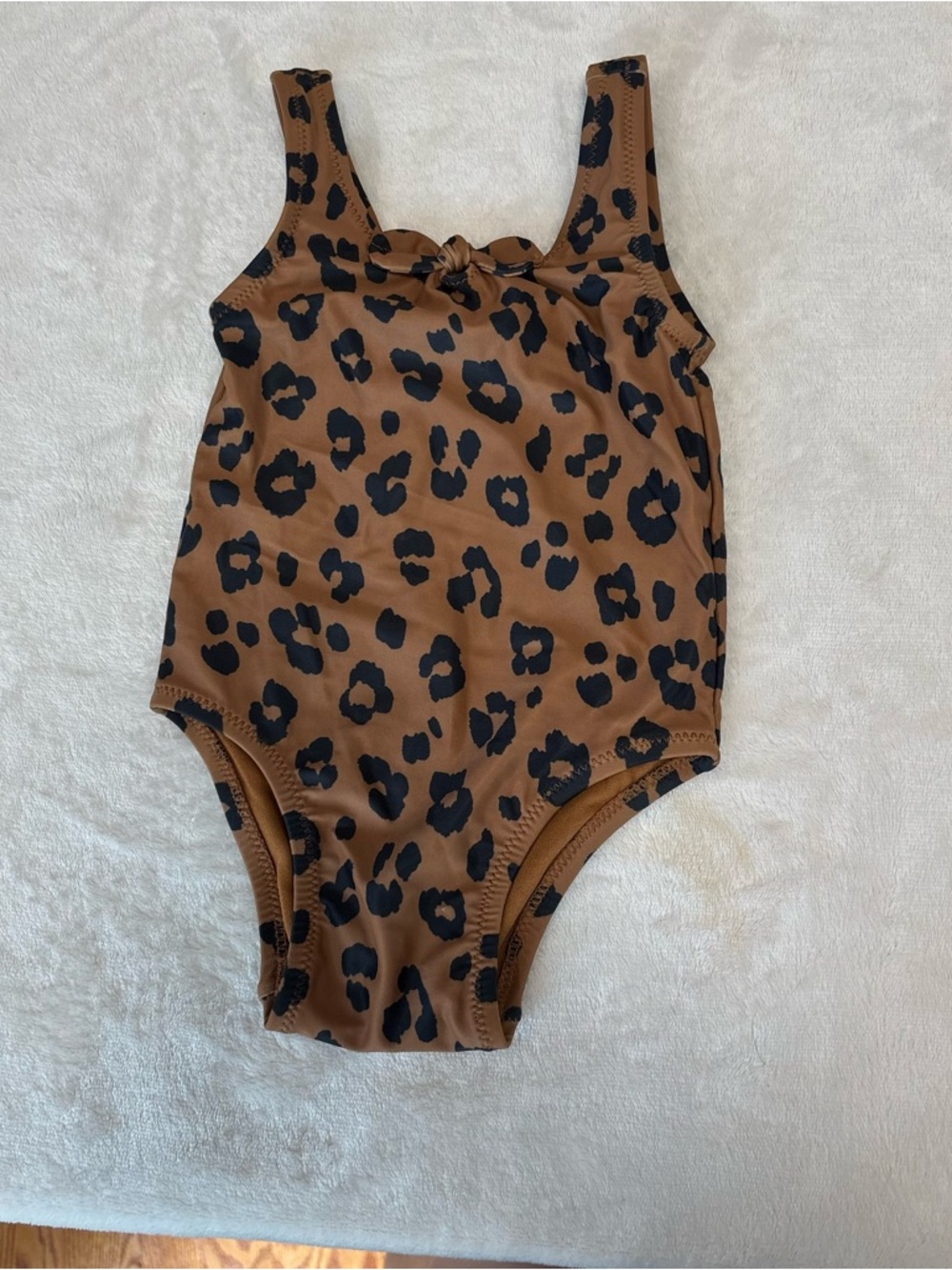 Old Navy 12-18 month one piece swimsuit baby girl cheetah print leopard animal